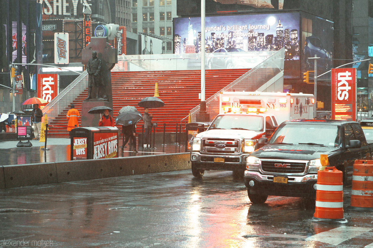 Foto von Tribune am Times Square